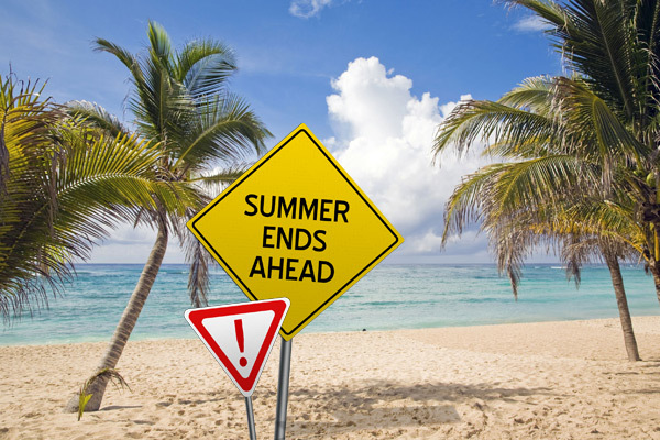 Holiday ends Holiday ends